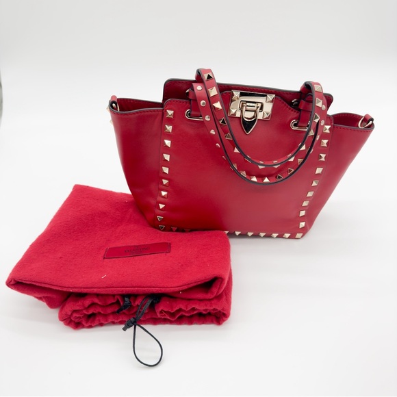 Valentino Rockstud Leather Shoulder Bag - Picture 3 of 17